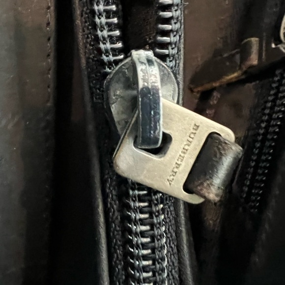 Burberry Coated Canvas Check Handle Bag - Picture 15 of 15